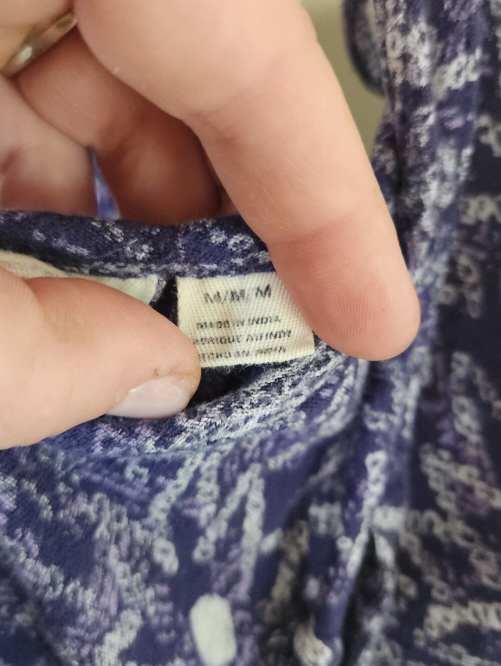 Roxy Viscose Floral Print Blue Maxi Dress with Adjustable Spaghetti Strap M - Picture 7 of 11